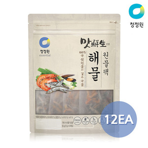 청정원 맛선생 해물 원물팩 65g(13gx5p) x 12